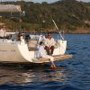 ankernde yacht